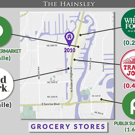 Hainsley Apartments On 18Th St Fort Lauderdale Exteriör bild